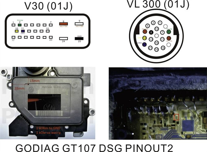 Dsg Gearbox Clone By Godiag Gt107 Pcmtuner Kess V2 5