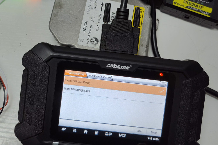 ford airbag reset by obdstar godiag gt105 obd2 cable 5