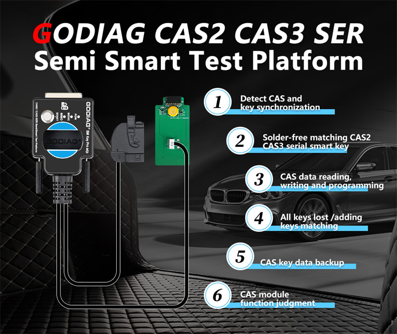 what is godiag cas2 cas3 test platform 2