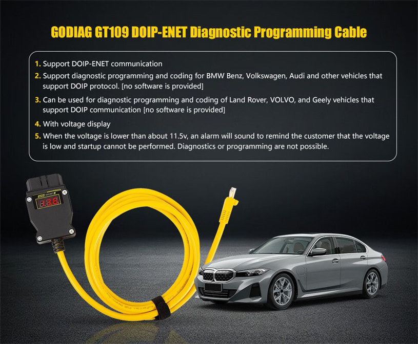 godiag gt109 doip enet cable for bmw diagnosis 2
